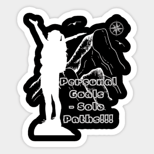 Personal Goals, Solo Paths Sticker